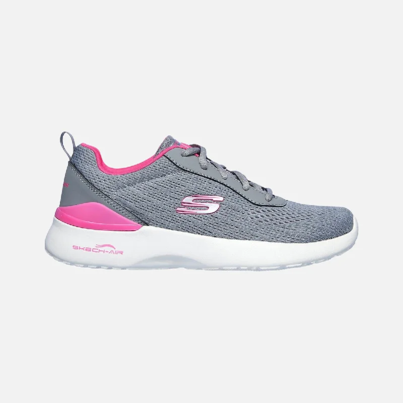 Cycling tights with stretch shell-Skechers SKECH-AIR DYNAMIGHT-TOP PRIZE Women's Running Shoes -Grey/Hot Pink