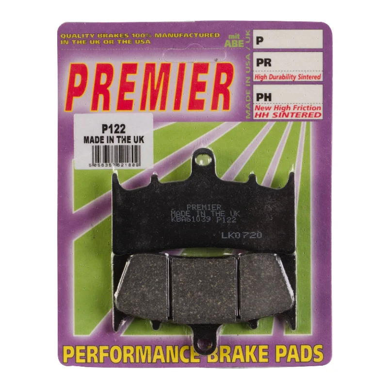 Bike riding knee pads with stretch weave-Premier Brake Pads - P Organic Standard