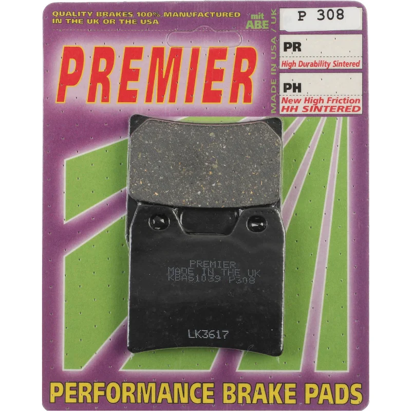 Bike riding shoes for long trails-Premier Brake Pads - P Organic Standard