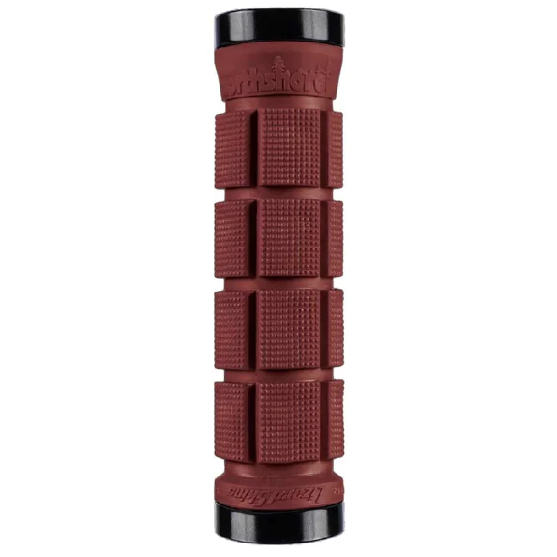 Cycling socks for all-terrain-Lizard Skins Northshore Lock-On Grips 130mm Deep Red