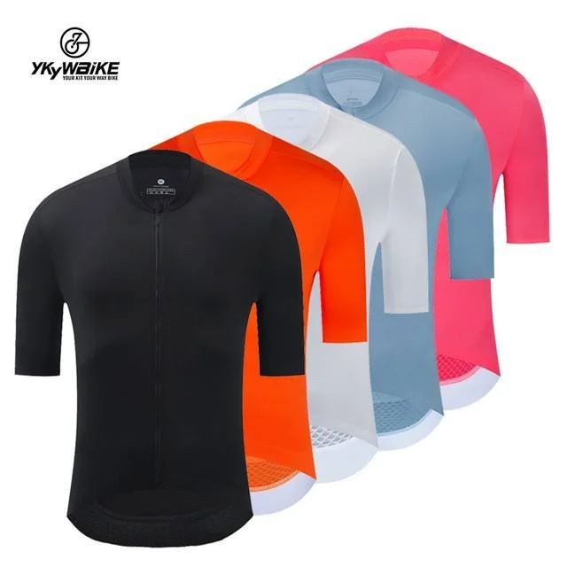 Bike shorts for rugged trails-YKYW Men's Cycling Jersey Milk Silk Fabric Quick-Dry Breathale Summer 11 Colors