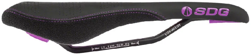 Cycling sunglasses for all weather-SDG Radar Saddle - Lux-Alloy Black/Purple