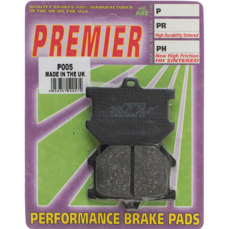 Bike helmet with stretch design-Premier Brake Pads - P Organic Standard