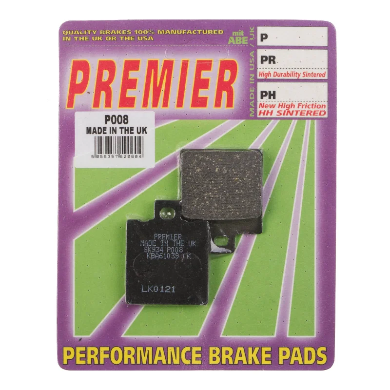 Bicycle socks with stretch lining-Premier Brake Pads - P Organic Standard