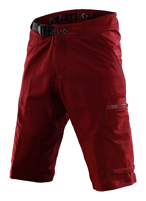 Cycling tights with thermal weave-Troy Lee Designs Ruckus Cargo Short - Shell - Oxblood - 2023