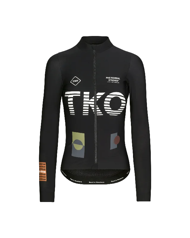 Bike helmet with durable shell-Women's T.K.O. Mechanism Long Sleeve Jersey