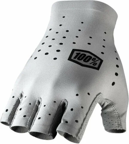 Cycling socks with padded soles-100% Sling Bike Short Finger Glove - Womens - Gray