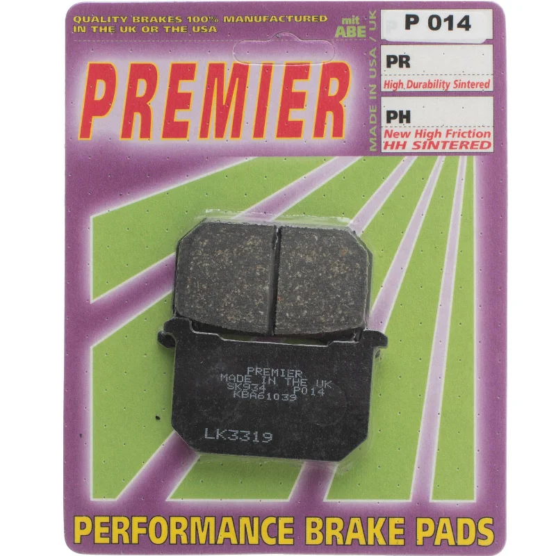 Bike shoes for adventure biking-Premier Brake Pads - P Organic Standard