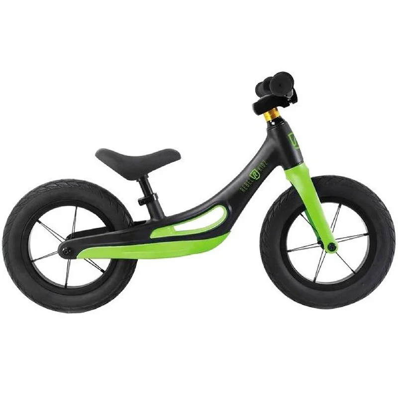 Bike riding shoes with stretch weave-Balance bike Rebel Kidz Magnesium 12 - Verde