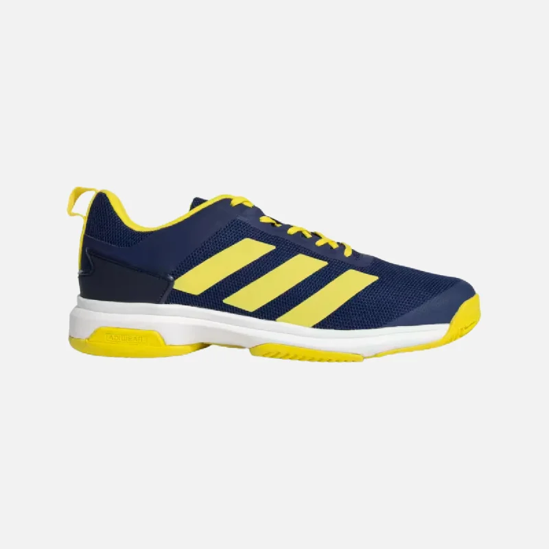 Bicycle jersey with durable design-Adidas Tens Top Men's Tennis Shoes -Night Sky/Impact Yellow/Collegiate Navy