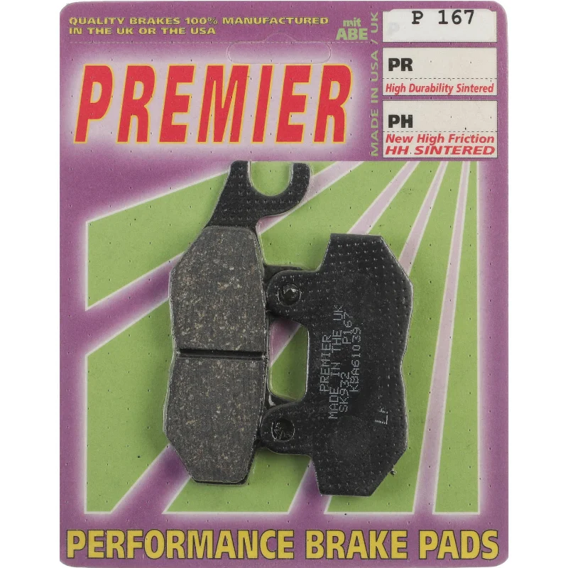 Bike helmet with airflow padding-Premier Brake Pads - P Organic Standard