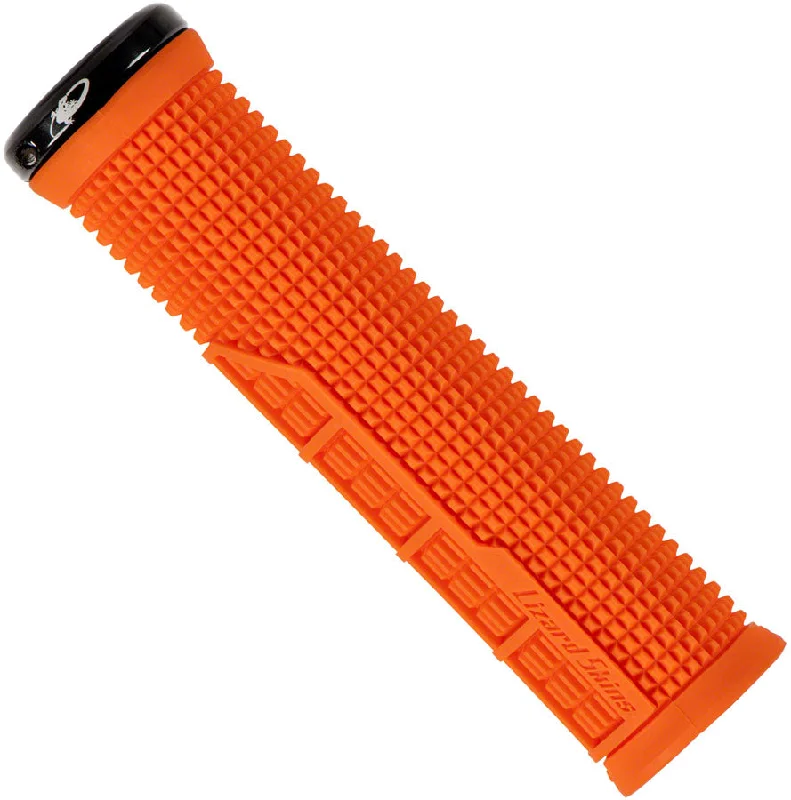 Bike shoes for long trails-Lizard Skins Machine Grip - Blaze Orange Single Sided Lock-On