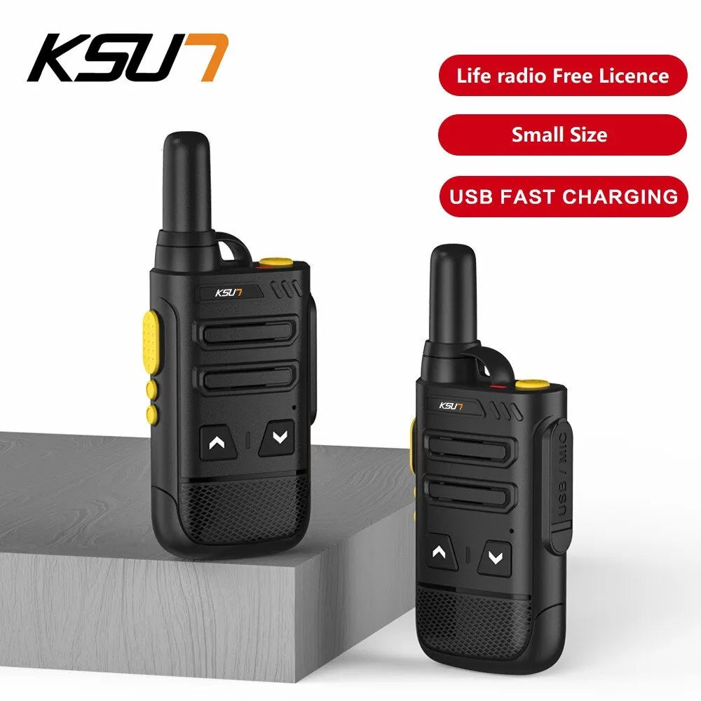 Bicycle socks with airflow lining-KSUT Rechargeable Walkie Talkie Small Size Transmitter Uhf Wireless Set 16 Channel Kids Mini Walkie Talkies Two Way Radio 2022SL