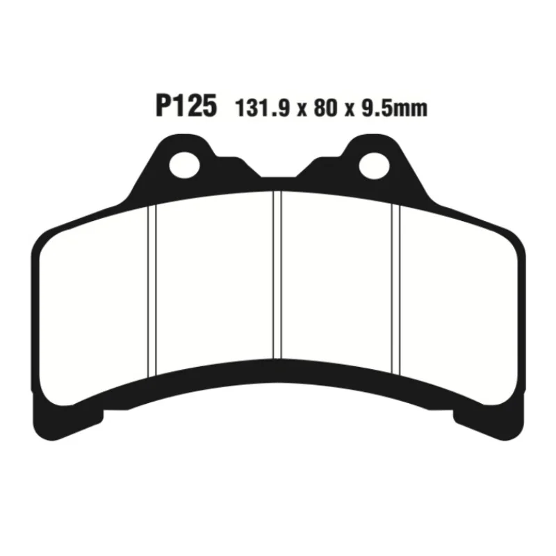 Bike helmet with stretch back-Premier Brake Pads - P Organic Standard