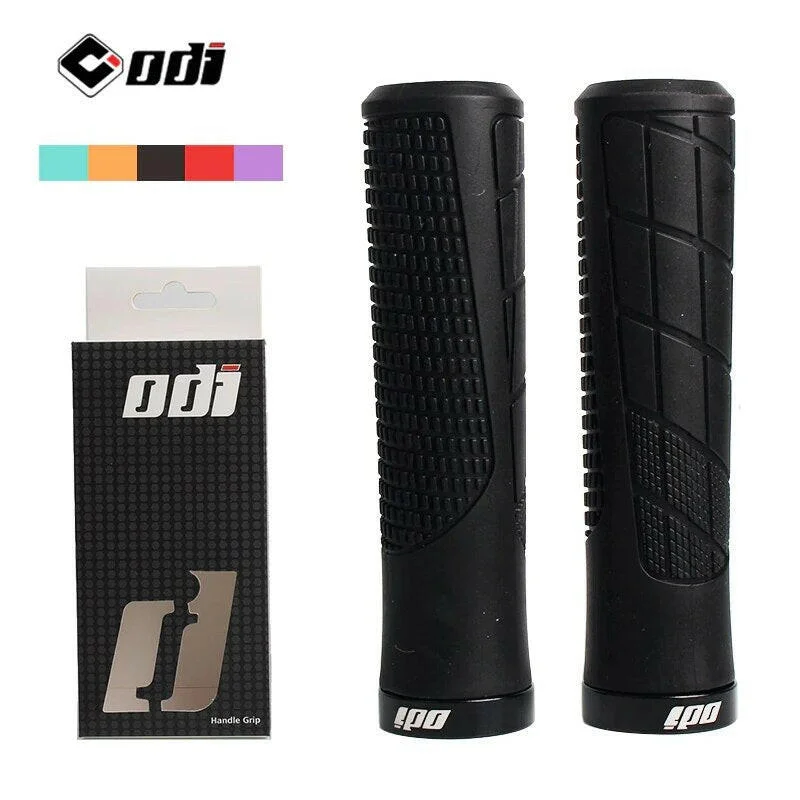 Bicycle socks with airflow liner-ODI Handlebar Grip Bike Rubber Anti Slip Grips Shock Absortion Mountain Bike Bicycle Grips Bike Parts