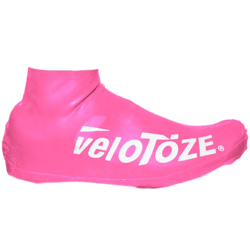 Cycling jacket with stretch weave-Copriscarpe VeloToze Short Road 2.0 - Rosa