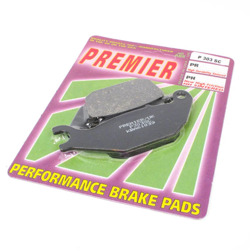 Bicycle helmet with stretch padding-Premier Brake Pads - P-SC Organic Scooter