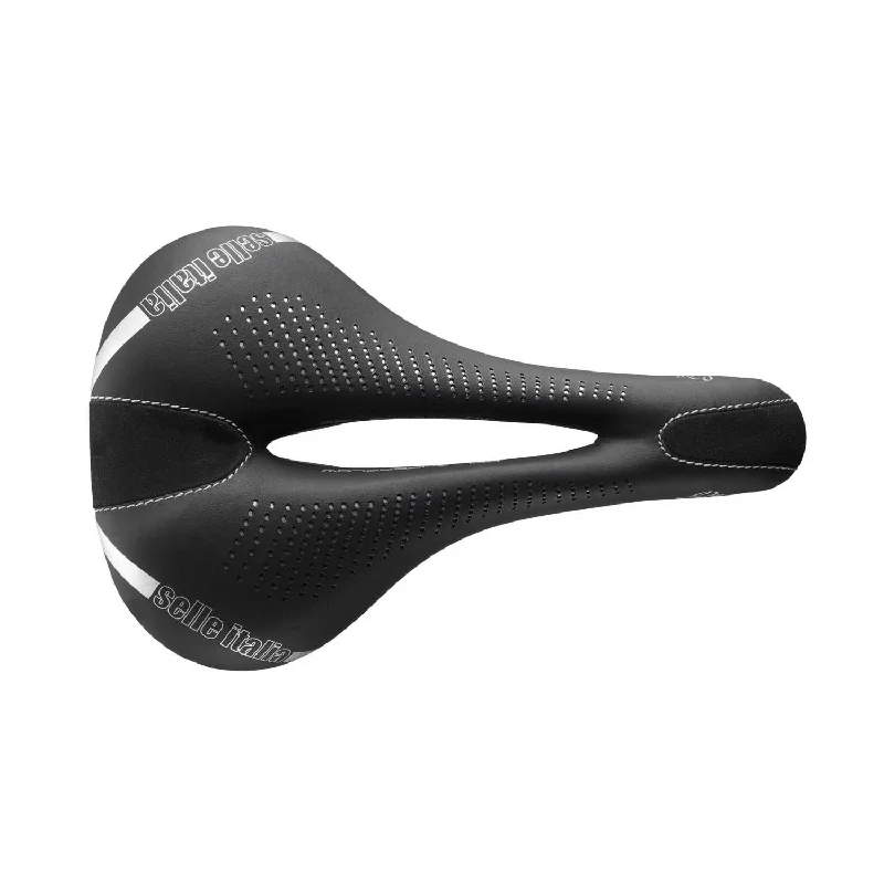 Cycling shorts with durable padding-Selle Italia Lady Gel Flow Saddle; L2 Black