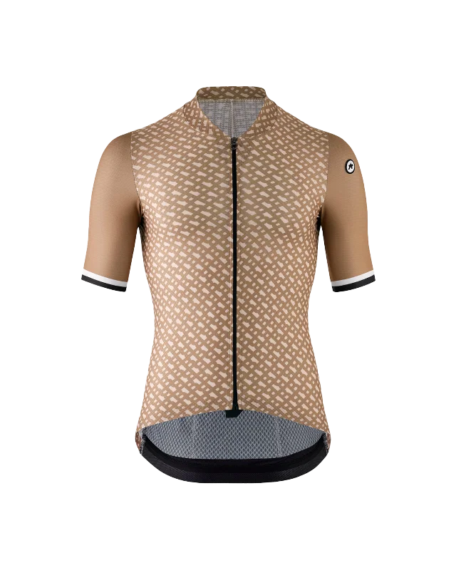 Bicycle riding vest with padding-Mille GT Jersey S11 Boss x Assos - Camel