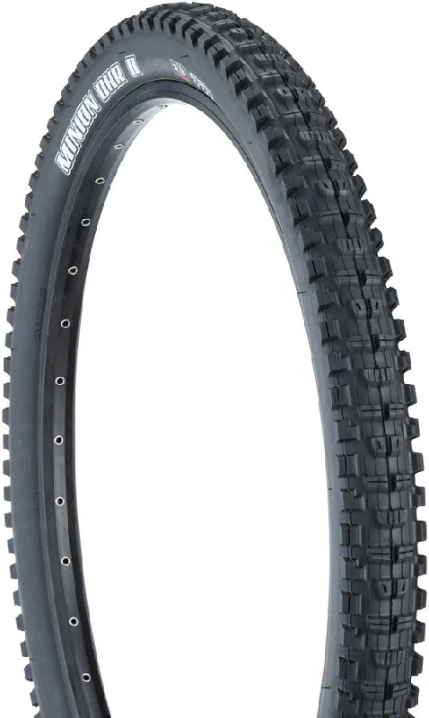 Bike helmet for long-distance biking-Maxxis Minion DHR II Tire - 29 x 2.4 Tubeless Wire BLK BikePark DH Wide Trail