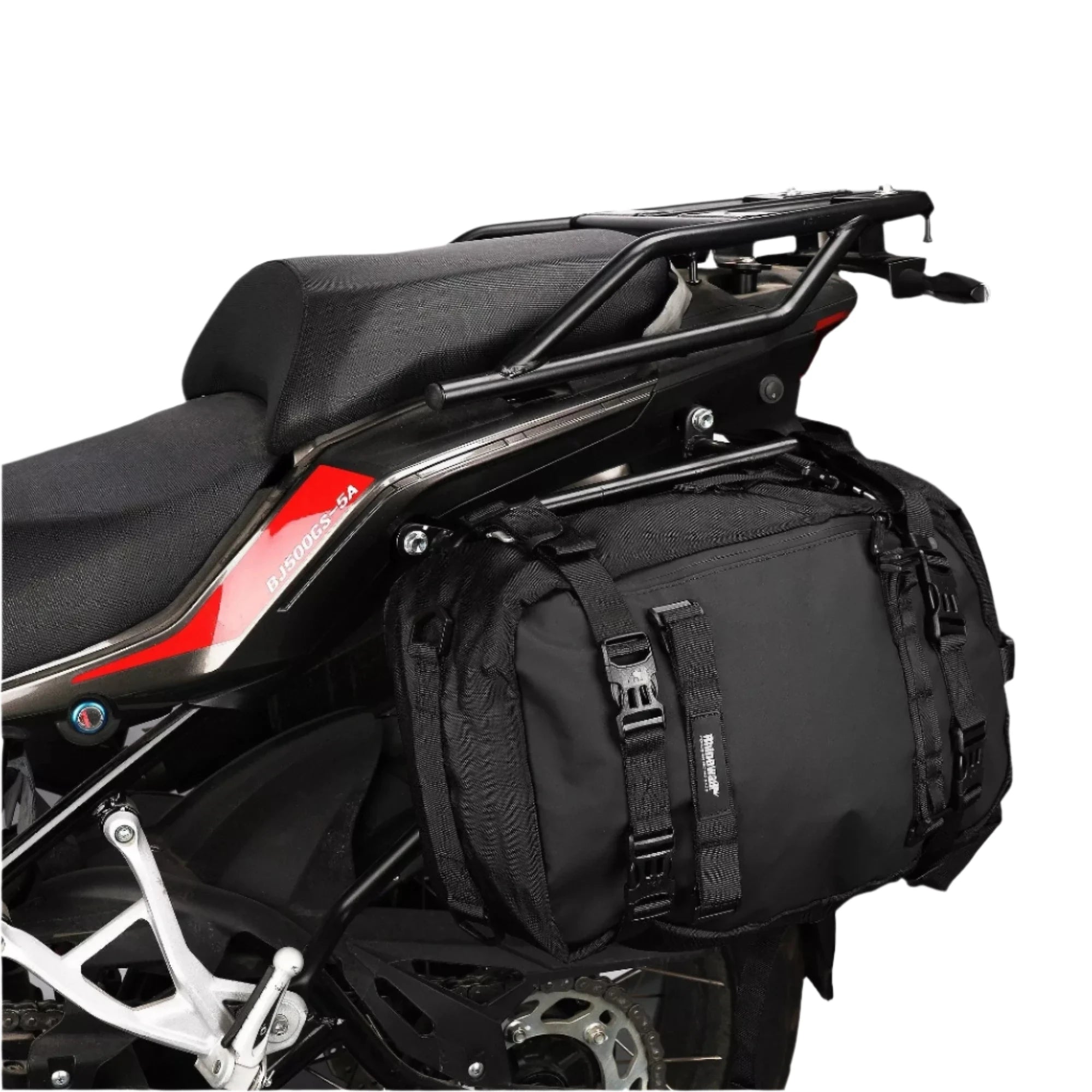 Cycling tights with stretch liner-Rhinowalk Motorcycle Rear Bag 30L/20L/10L Motocross Motor Side Tail Bag Waterproof Inner Bag  Saddle Storage Bag Luggage 1 Piece