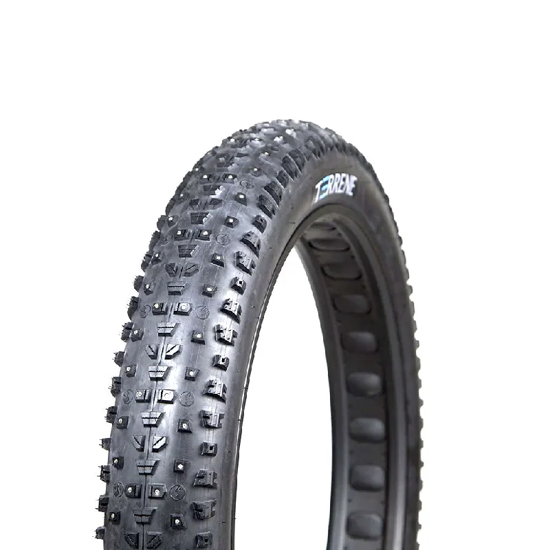 Bicycle jersey with stretch shell-Terrene Cake Eater Tire 27.5 x 4.0" 120tpi w/Crown Stud Blk