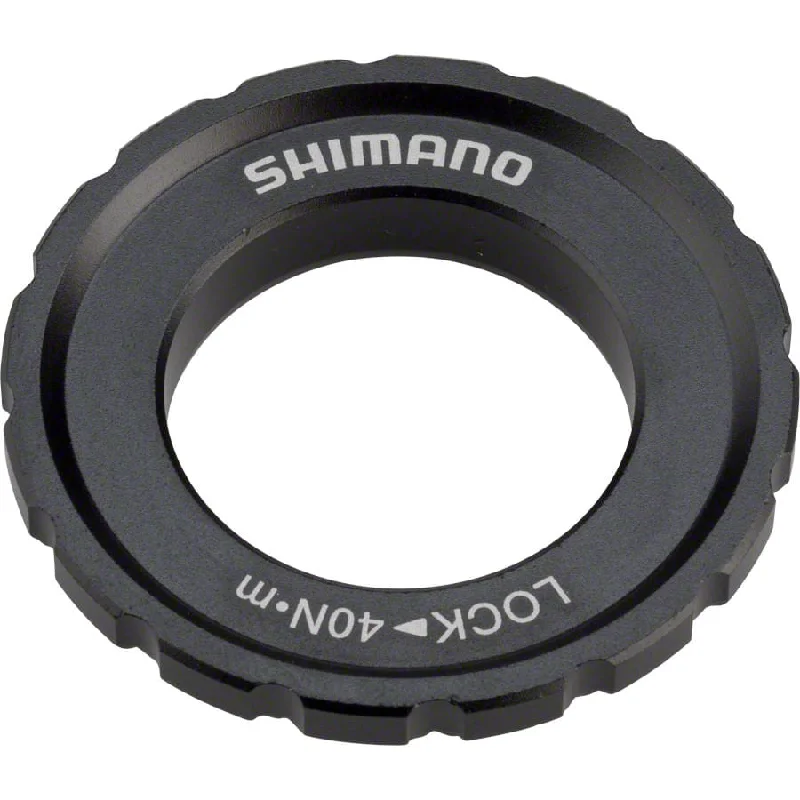 Bike gloves for adventure rides-Shimano XT M8010 Outer Serration Centerlock Disc Rotor Lockring