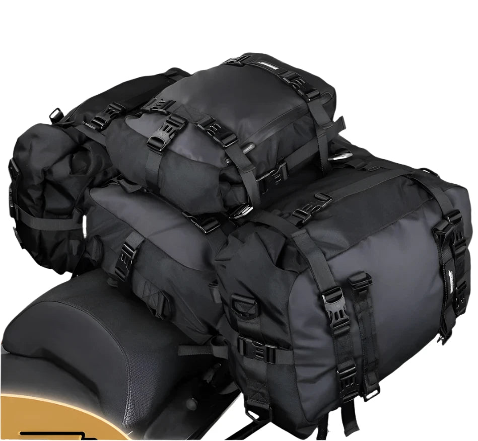 Bicycle jersey with airflow liner-Rhinowalk  Motorcycle Bag Waterproof Inner Bag Saddle Bags Luggage 10L-20L-30L Tail Bag  Multi-function Outdoor Riding Backpack