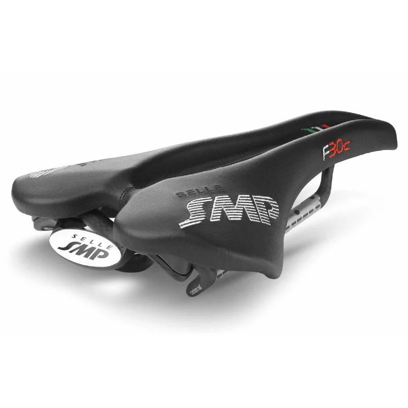 Bicycle jersey with durable design-Selle SMP F30C Carbon Rail Saddle