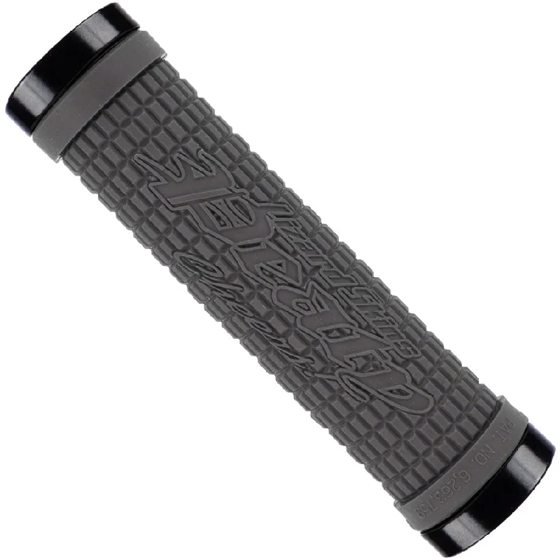 Bicycle jersey for all-terrain-Lizard Skins Peaty Grips - Graphite Lock-On