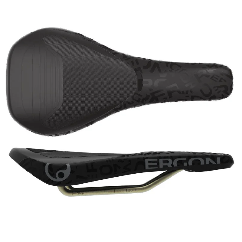 Bike helmet with airflow shell-Ergon SM Downhill Pro Ti Saddle - Team