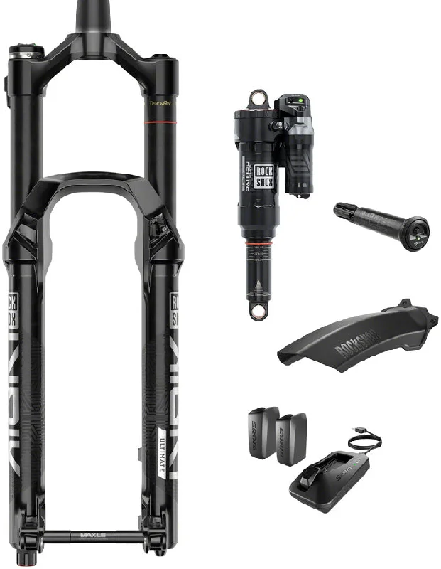 Bicycle jersey with durable weave-RockShox Flight Attendant Upgrade Kit - Lyrik 29 160 SuperDeluxe 230 x 60 Standard DubPedal Sensor A1 - Canyon Spectral 29 2019-2022