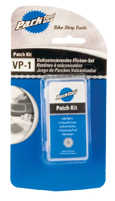 Bike riding sunglasses with stretch weave-Park Tool Vulcanizing Patch Kit: Carded and Sold as Each