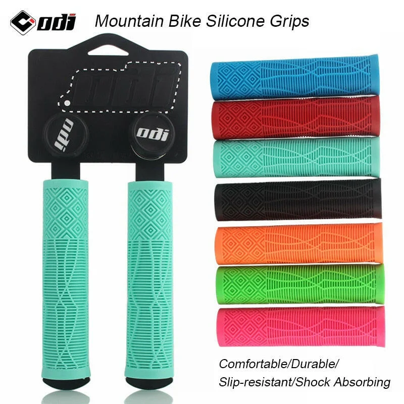 Cycling shorts for all-terrain-ODI Silicone Handle Grips Mountain Bike Off-Road Downhill Anti-Slip Shock-Absorbing XC/AM Cycling Bike Grips Bicycle Accessories