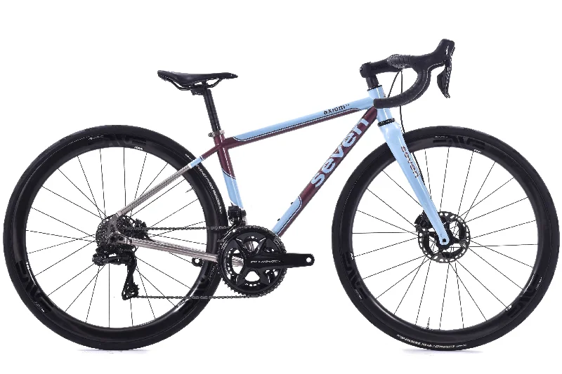 USED 2021 Seven Axiom XX Titanium X-Small Disc Road Bike Dura-Ace Di2 2x12 speed