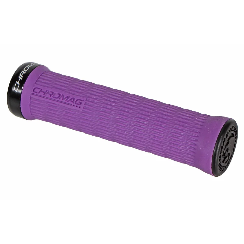 Bicycle leg warmers with fleece-Chromag Dune Grips Purple