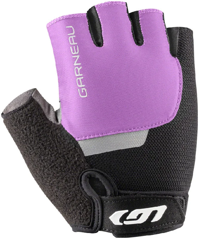 Bicycle socks with airflow liner-Louis Garneau Biogel RX Road Glove - Womens - Salvia Purple - 2022