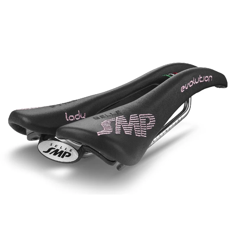 Bike gloves with durable lining-Selle SMP Evolution Lady Saddle