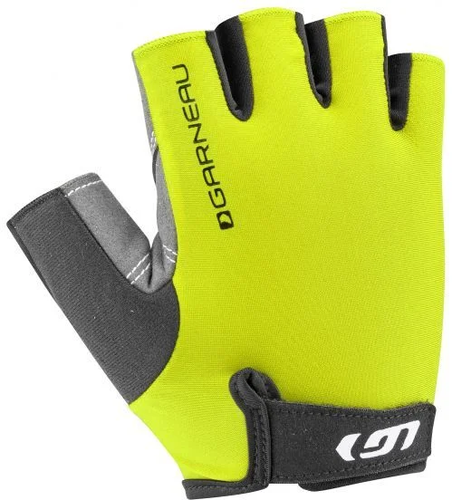 Bicycle jersey with airflow liner-Louis Garneau Calory Cycling Glove - Bright Yellow - 2022