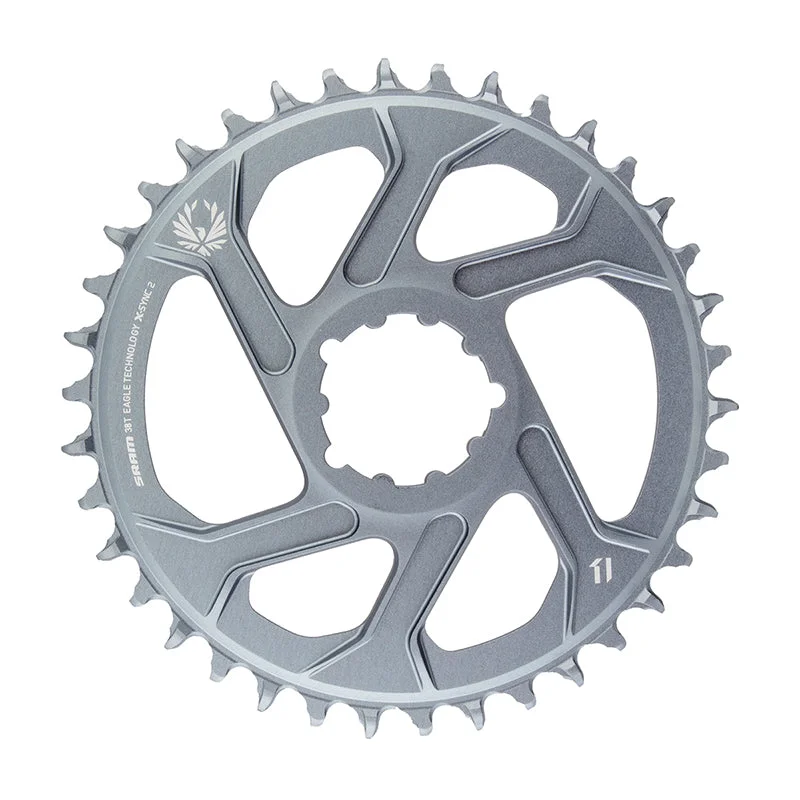 Bicycle jersey with thermal design-SRAM X-Sync 12sp Boost Chainring Eagle DM 38t Polar Gray