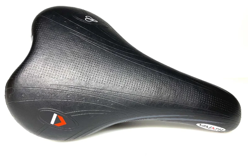 Bike shoes with durable padding-Vader Unisex Adult Black Bicycle Seat Bike Saddle  New Blem