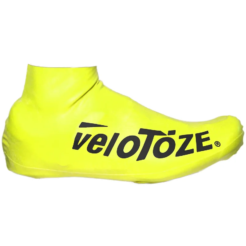 Bike shoes for adventure biking-Copriscarpe VeloToze Short Road 2.0 - Giallo