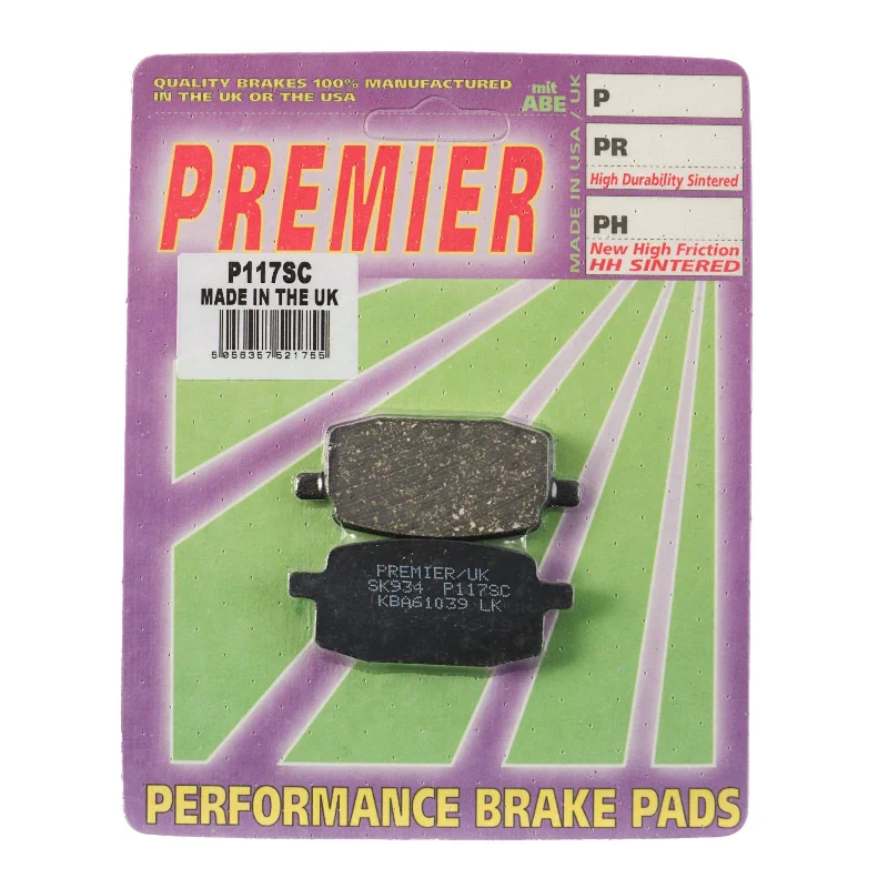 Bicycle riding shoes with stretch back-Premier Brake Pads - P-SC Organic Scooter